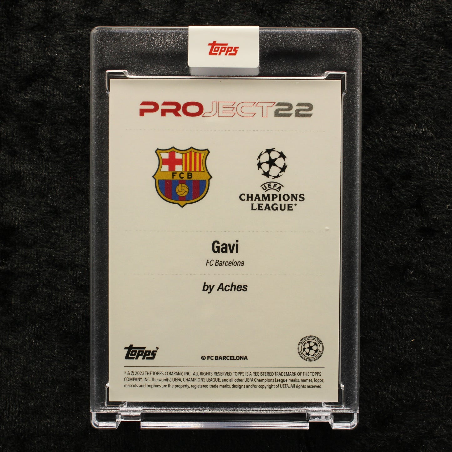 Topps Project 22 - Gavi FC Barcelona by Aches