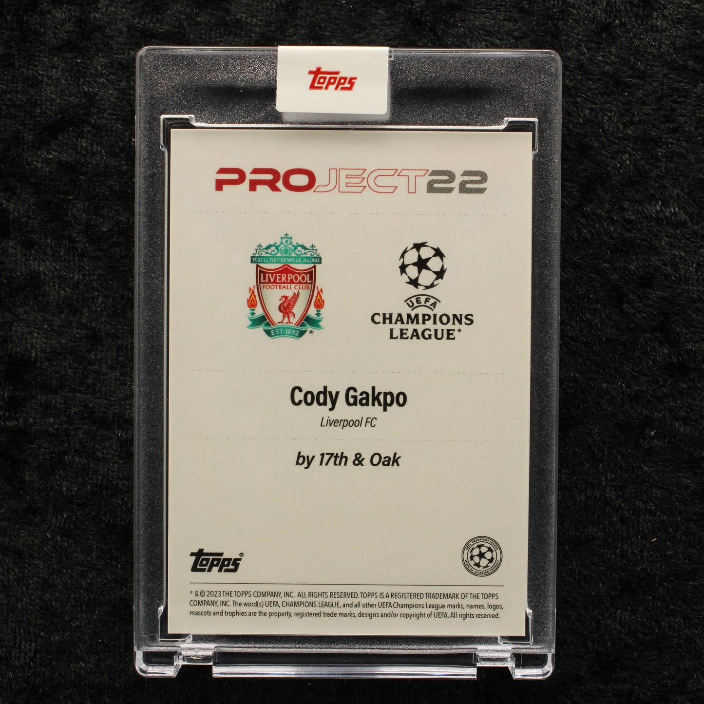 Topps Project 22 - Cody Gakpo Liverpool FC by 17th & Oak