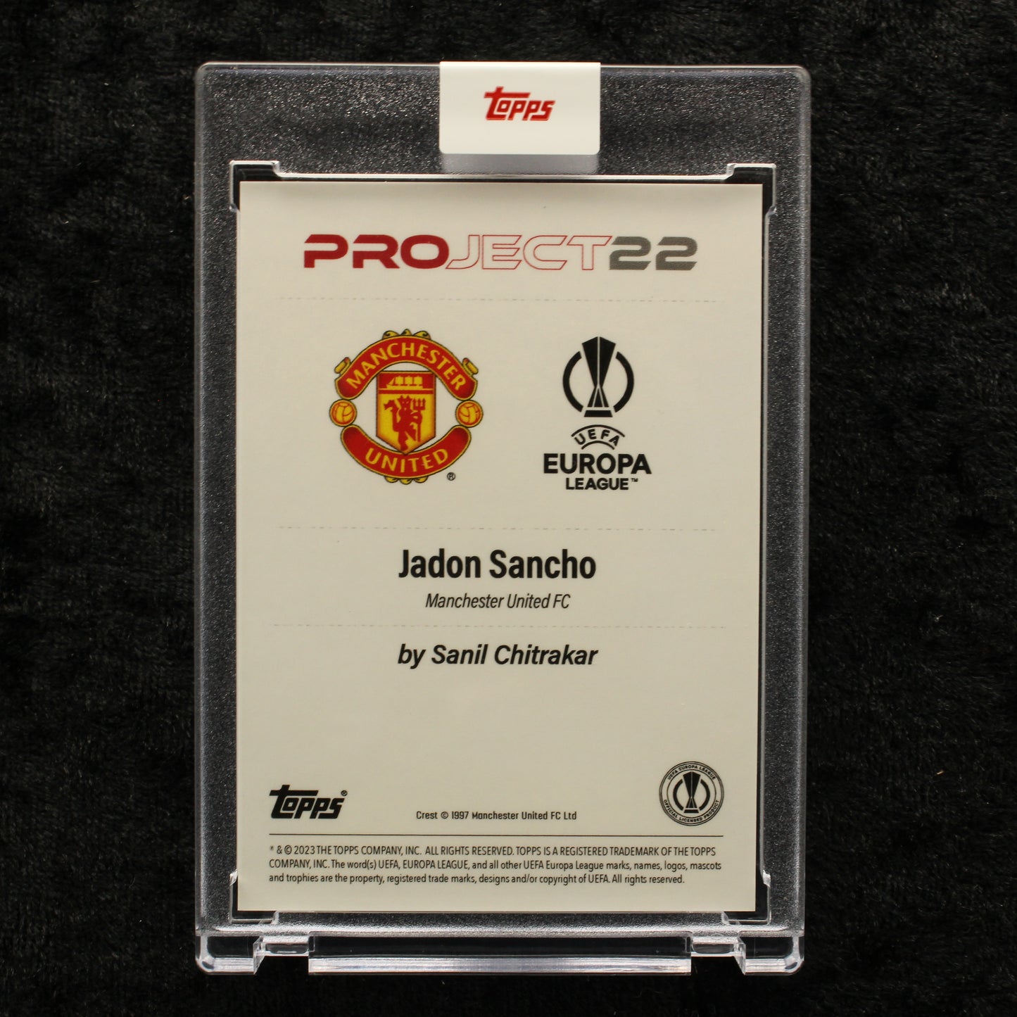 Topps Project 22 - Jadon Sancho Manchester United FC by Sanil Chitrakar