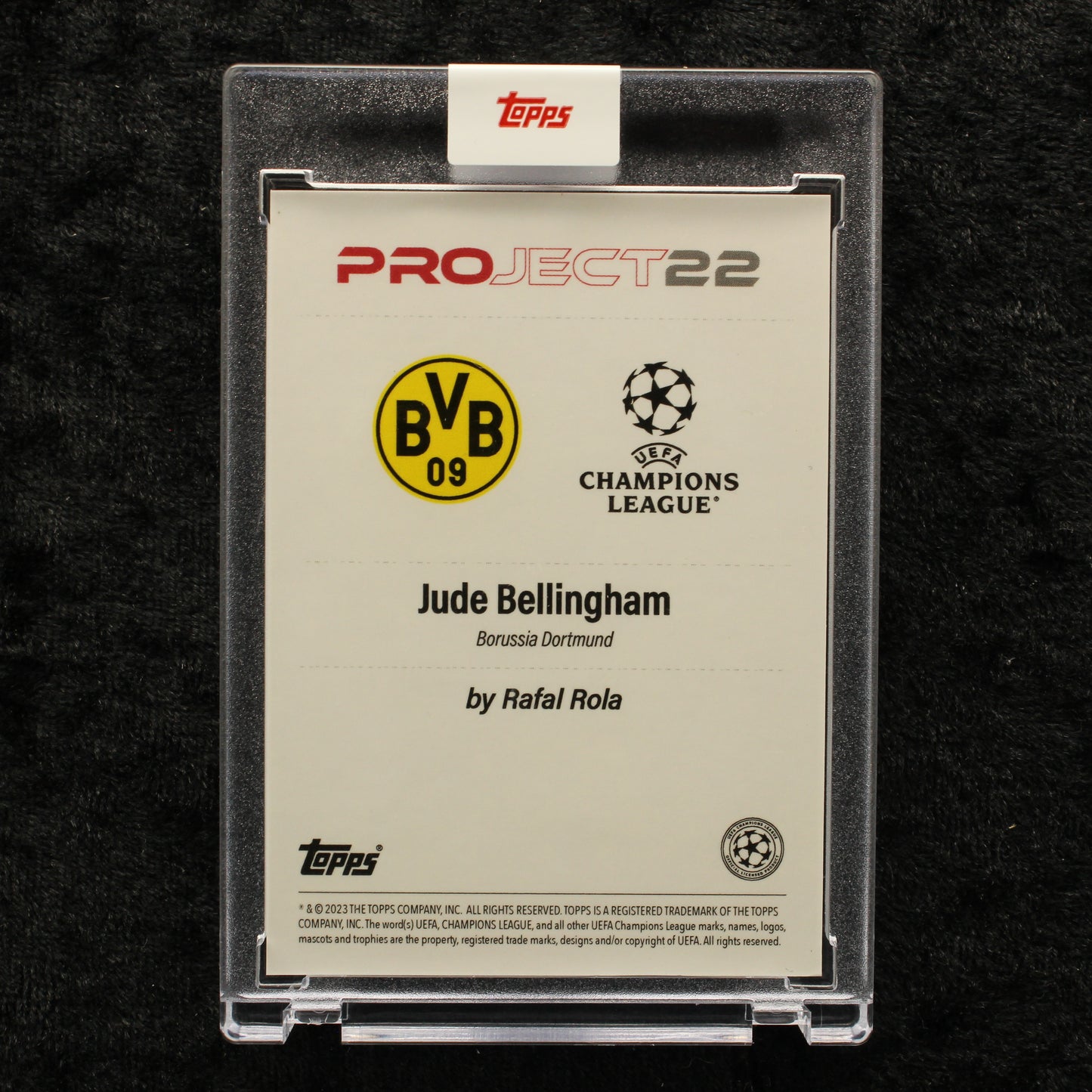 Topps Project 22 - Jude Bellingham Borussia Dortmund by Rafal Rola