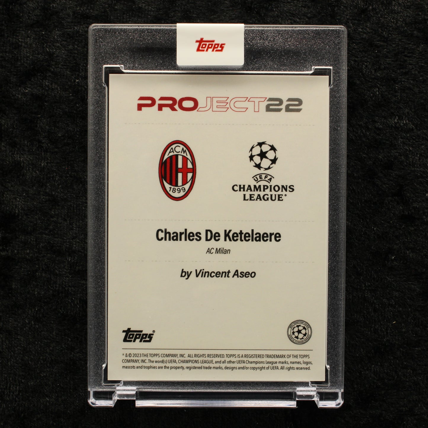 Topps Project 22 - Charles De Ketelaere AC Milan by Vincent Aseo
