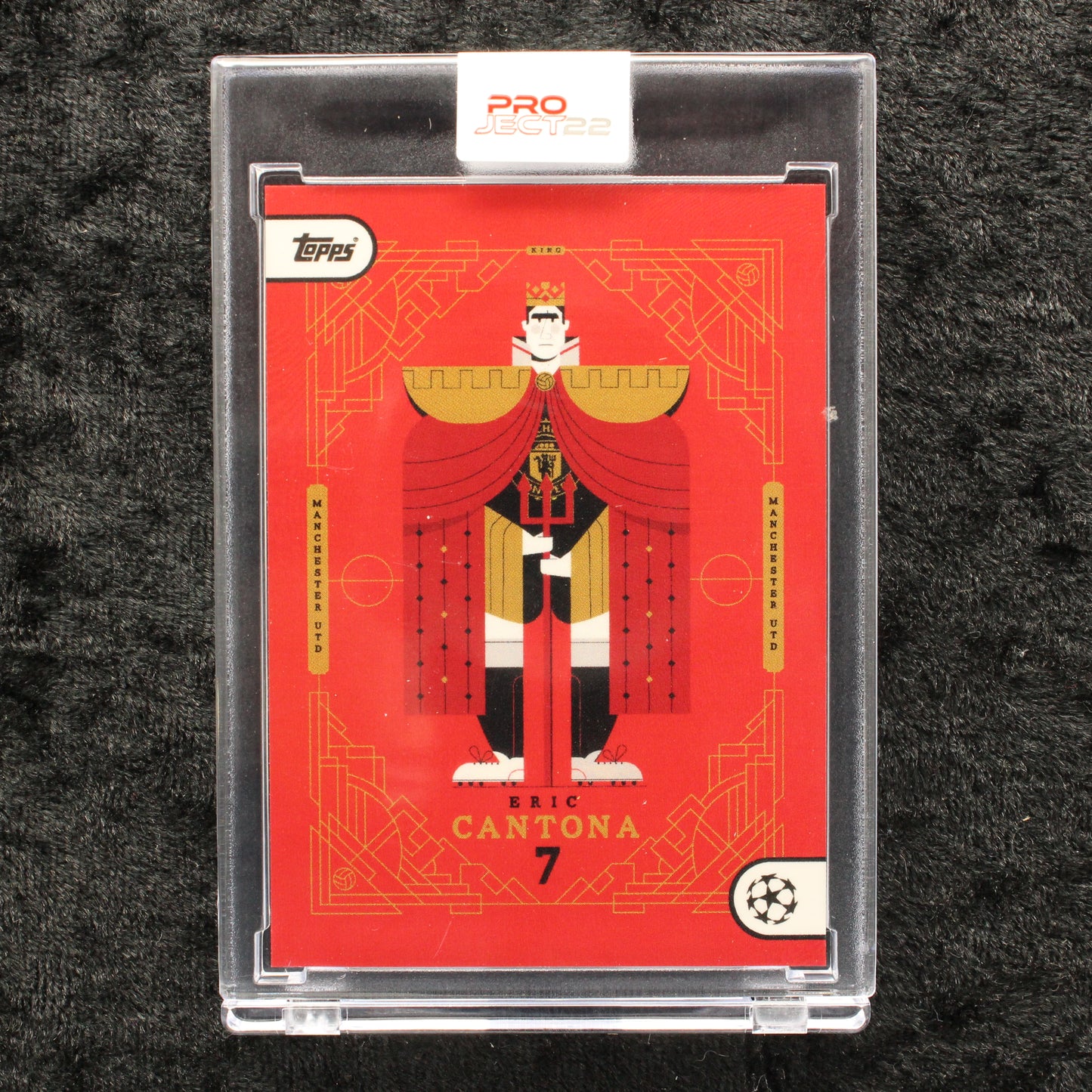 Topps Project 22 - Eric Cantona Manchester United FC by Neil Stevens