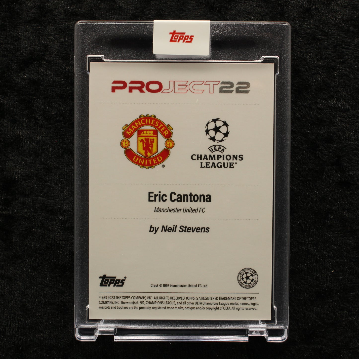 Topps Project 22 - Eric Cantona Manchester United FC by Neil Stevens