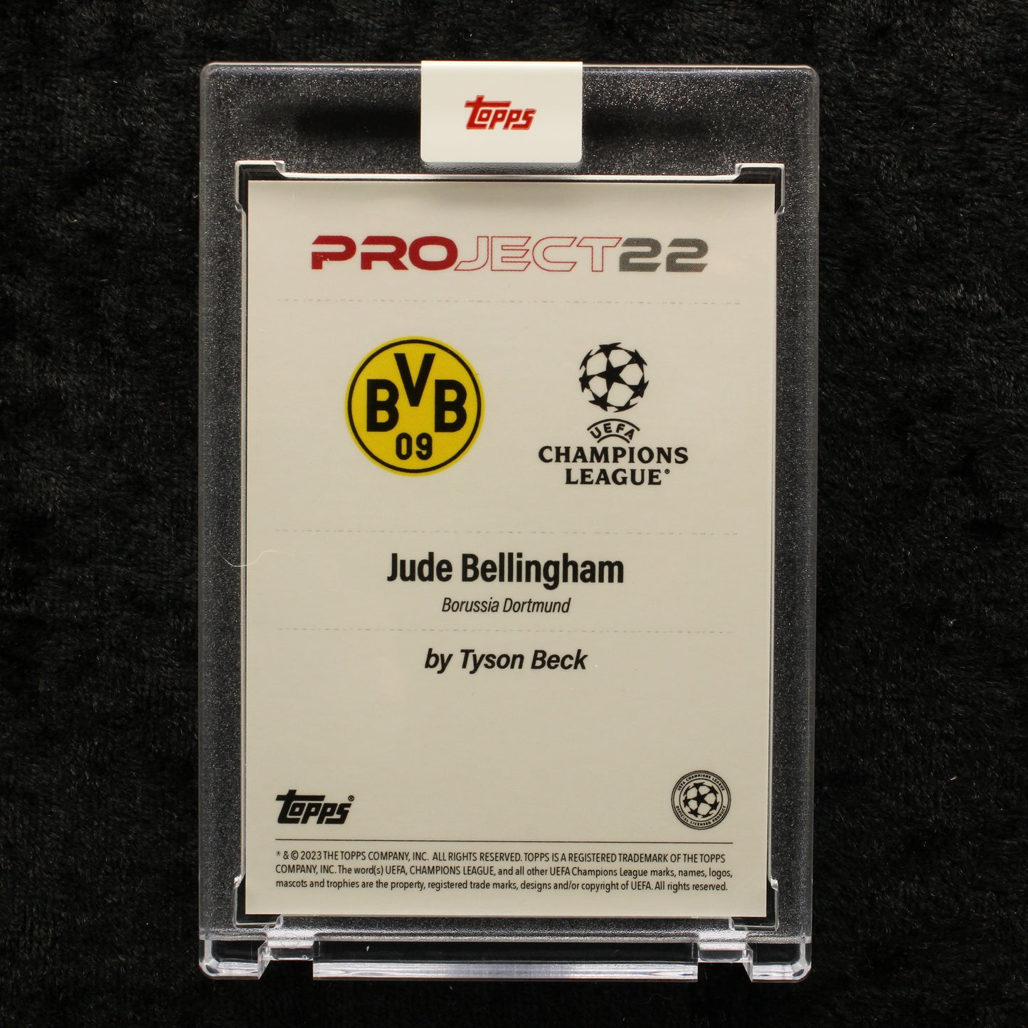 Topps Project 22 - Jude Bellingham Borussia Dortmund by Tyson Beck
