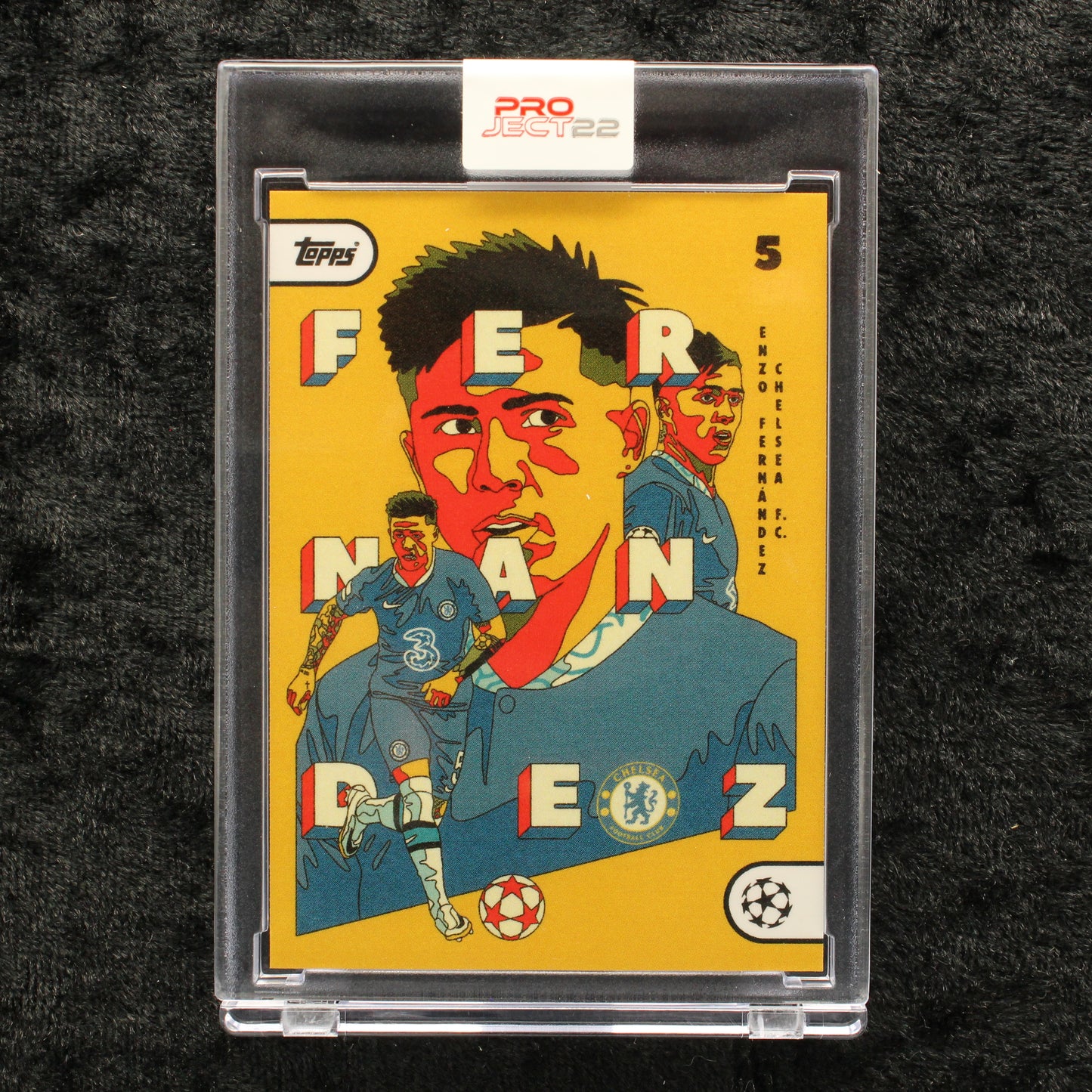 Topps Project 22 - Enzo Fernández Chelsea FC by Timba Smits