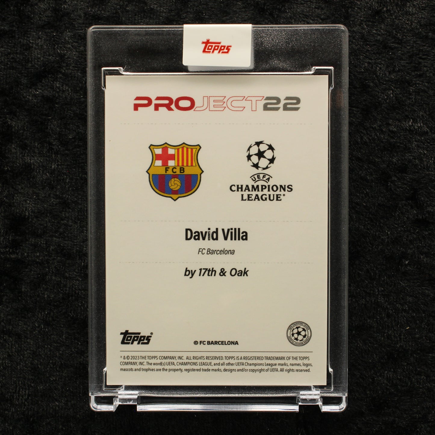 Topps Project 22 - David Villa FC Barcelona by 17th & Oak