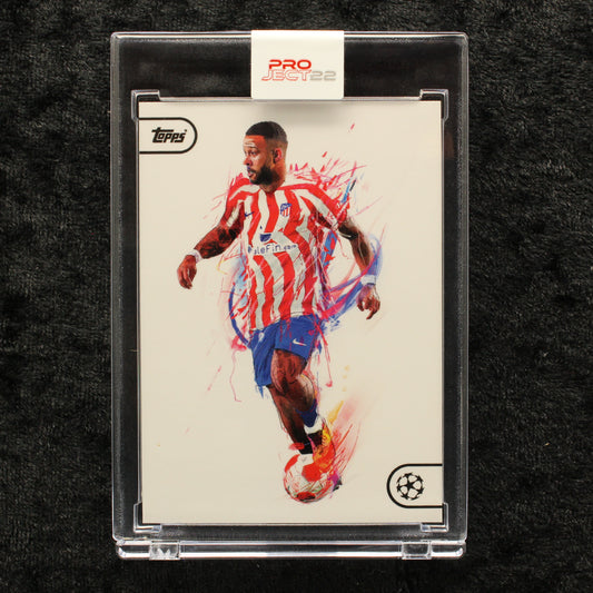 Topps Project 22 - Memphis Depay Atletico de Madrid by Rafal Rola