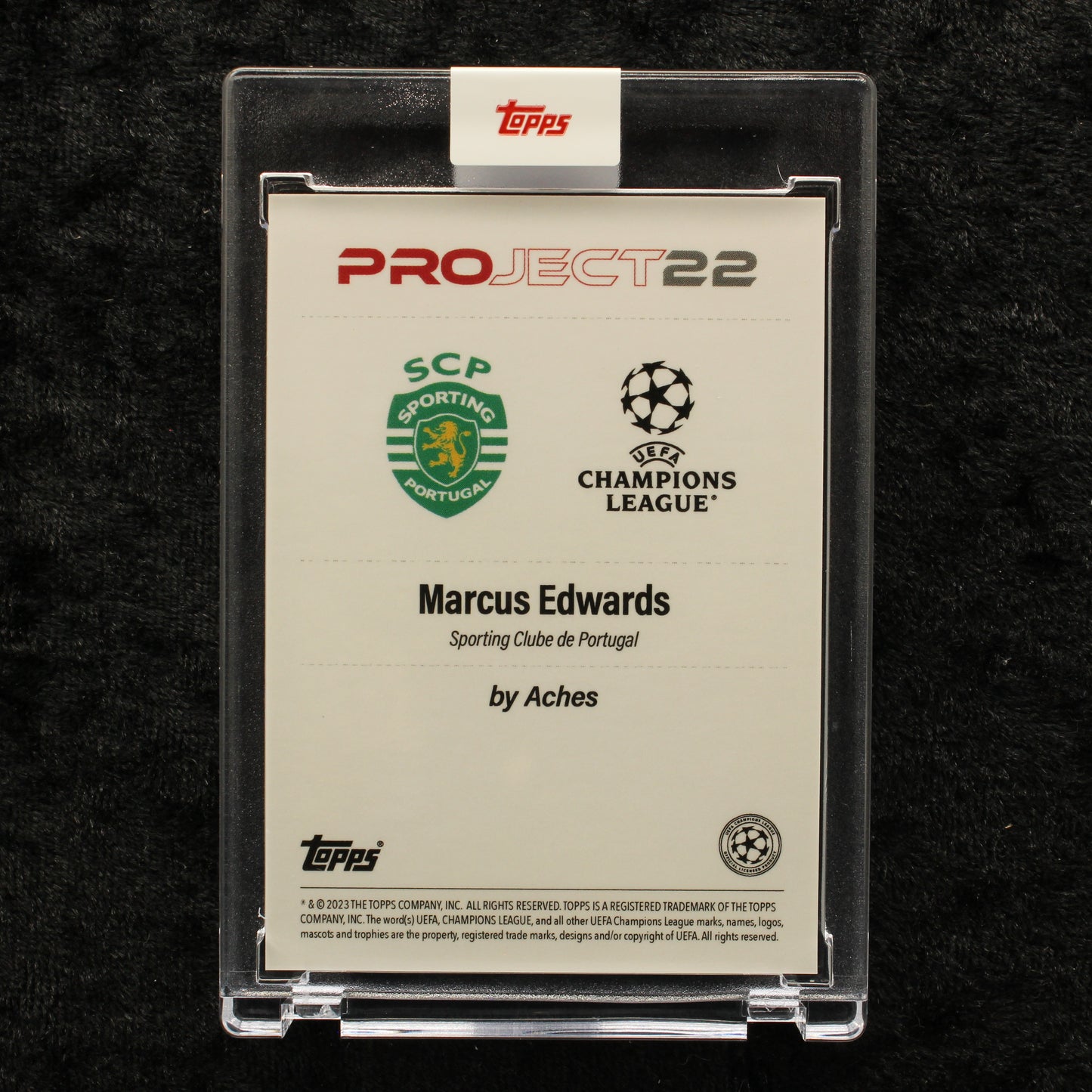 Topps Project 22 - Marcus Edwards Sporting Clube de Portugal by Aches