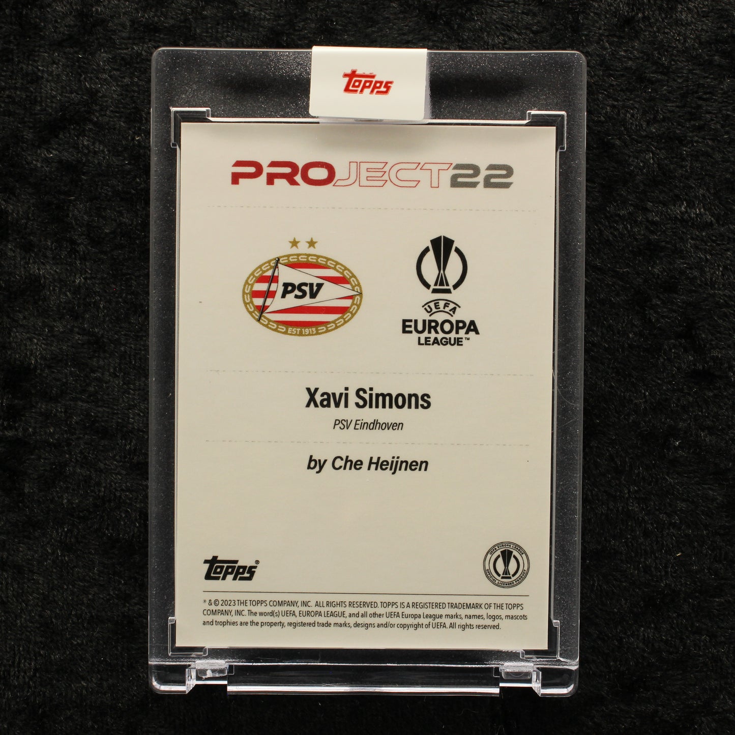 Topps Project 22 - Xavi Simons PSV Eindhoven by Che Heijnen