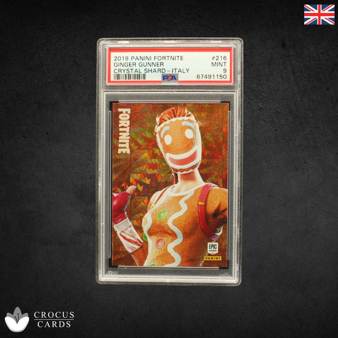 Panini Fortnite Series 1 - Ginger Gunner #216 Crystal Shard - PSA 9
