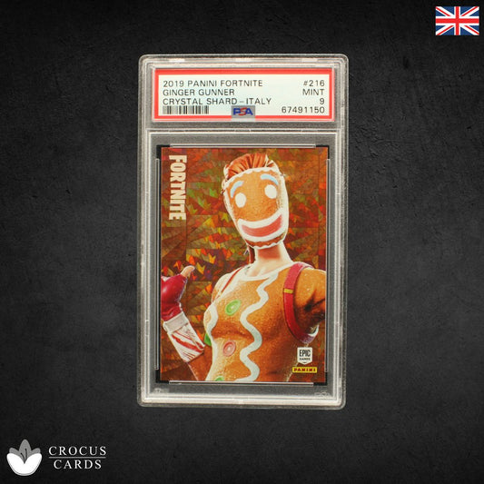 Panini Fortnite Series 1 - Ginger Gunner #216 Crystal Shard - PSA 9