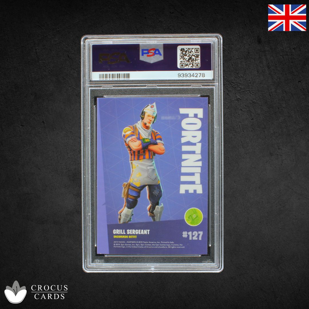 Panini Fortnite Series 1 - Grill Sergeant #127 Crystal Shard - PSA 9