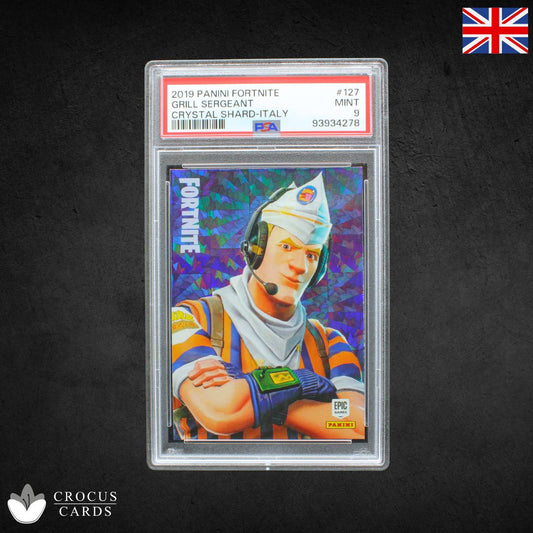 Panini Fortnite Series 1 - Grill Sergeant #127 Crystal Shard - PSA 9