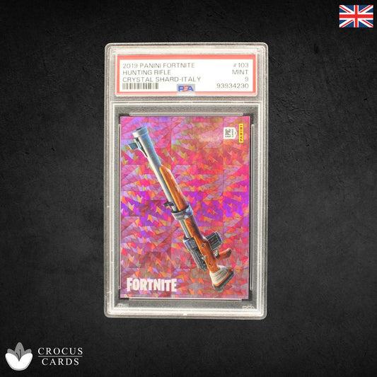 Panini Fortnite Series 1 - Hunting Rifle #103 Crystal Shard - PSA 9