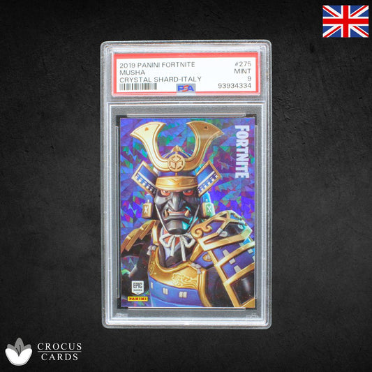 Panini Fortnite Series 1 - Musha #275 Crystal Shard - PSA 9