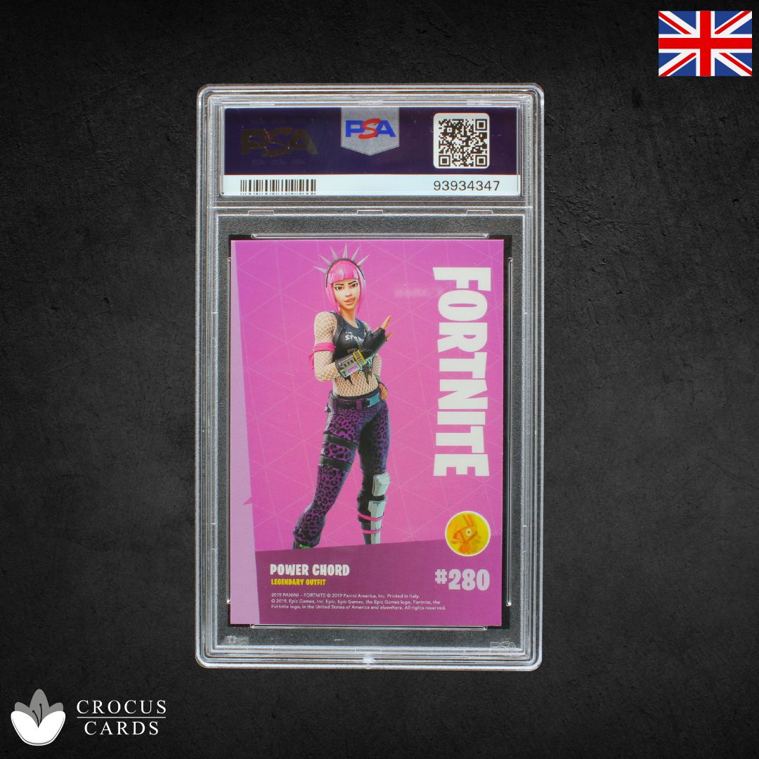 Panini Fortnite Série 1 - Brilliant Striker #159 Éclat de cristal - PSA 9