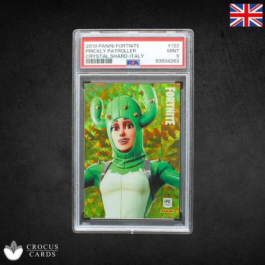 Panini Fortnite Series 1 - Prickly Patroller #122 Crystal Shard - PSA 9
