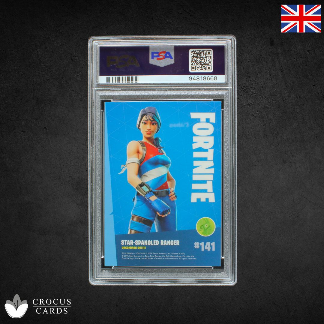 Panini Fortnite Série 1 - Ranger étoilé n° 141 Éclat de cristal - PSA 9