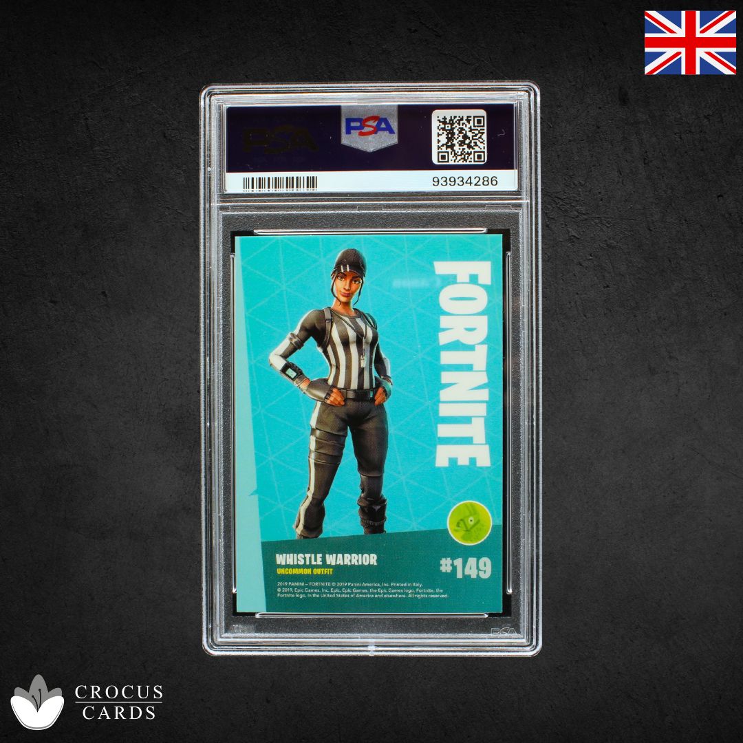 Panini Fortnite Série 1 - Triple Menace n° 200 Éclat de cristal - PSA 9