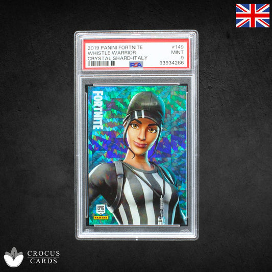 Panini Fortnite Series 1 - Whistle Warrior #149 Crystal Shard - PSA 9