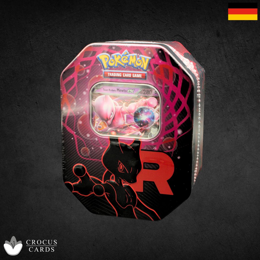 Pokemon Team Rockets Mewtu ex Tin (DE)