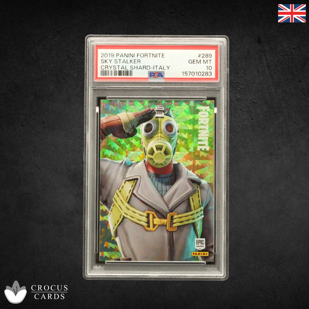 Panini Fortnite Series 1 - Sky Stalker #289 Crystal Shard - PSA 10