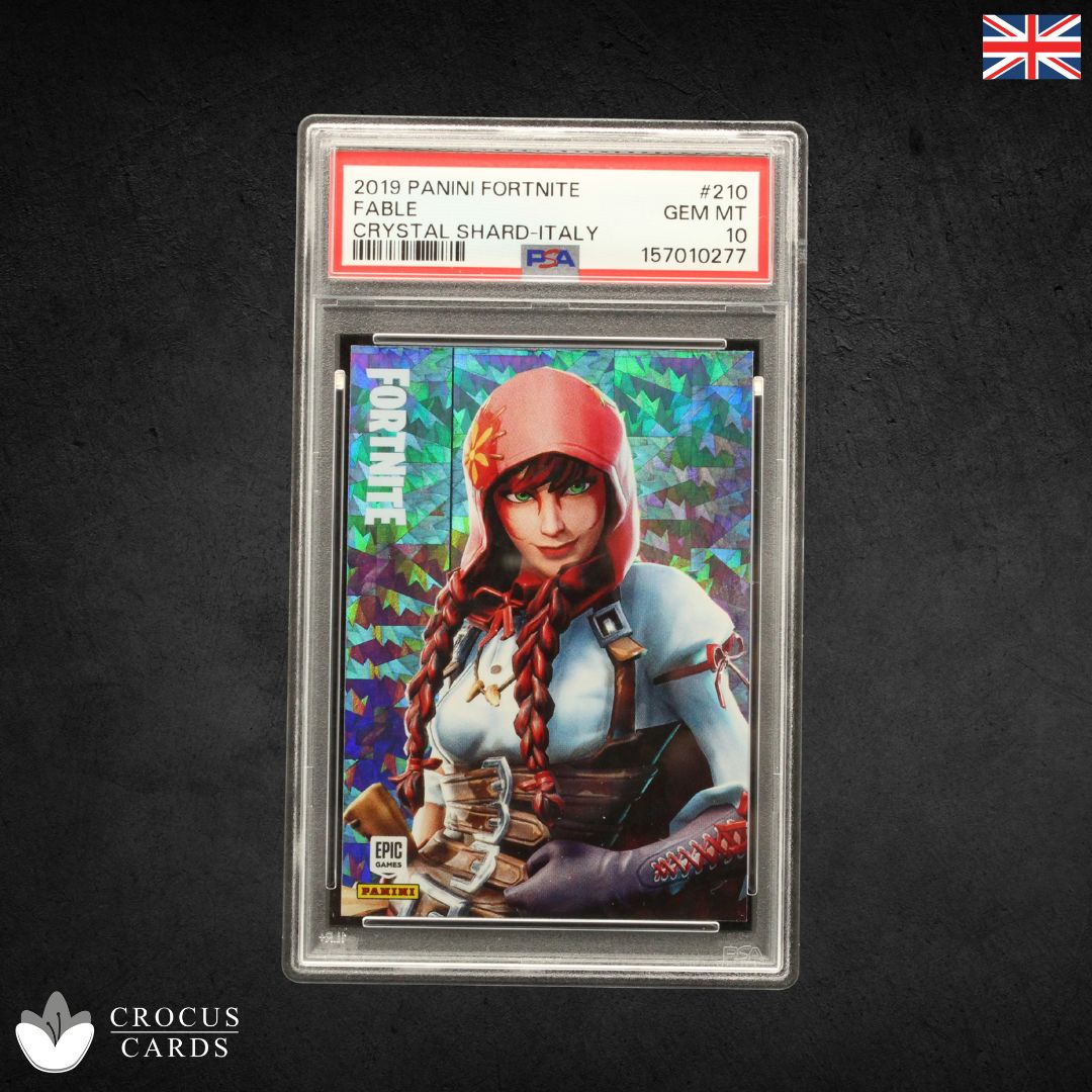 Panini Fortnite Série 1 - Éclat de cristal Peely n° 233 - PSA 10