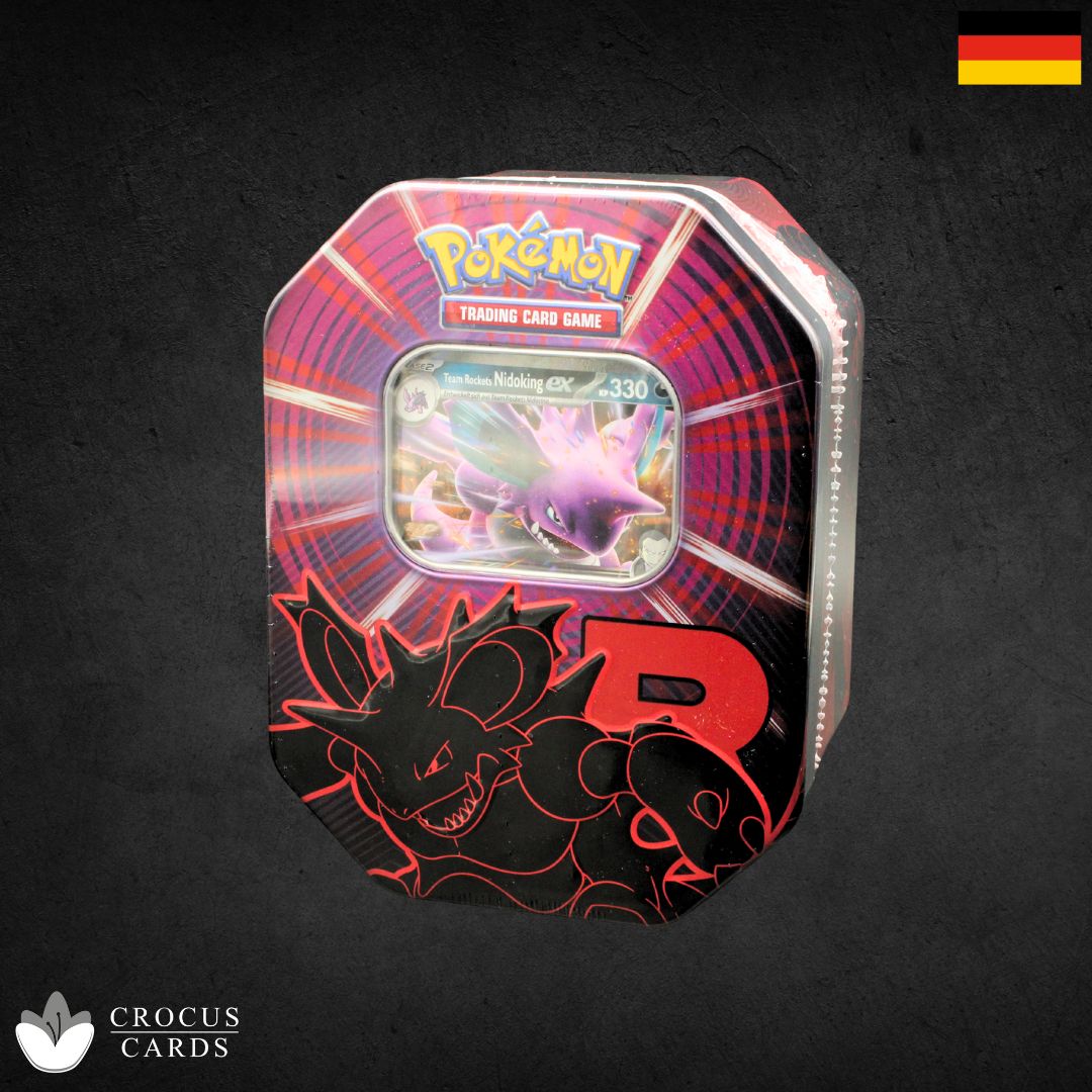 Pokemon Team Rockets Nidoking ex Tin (DE)