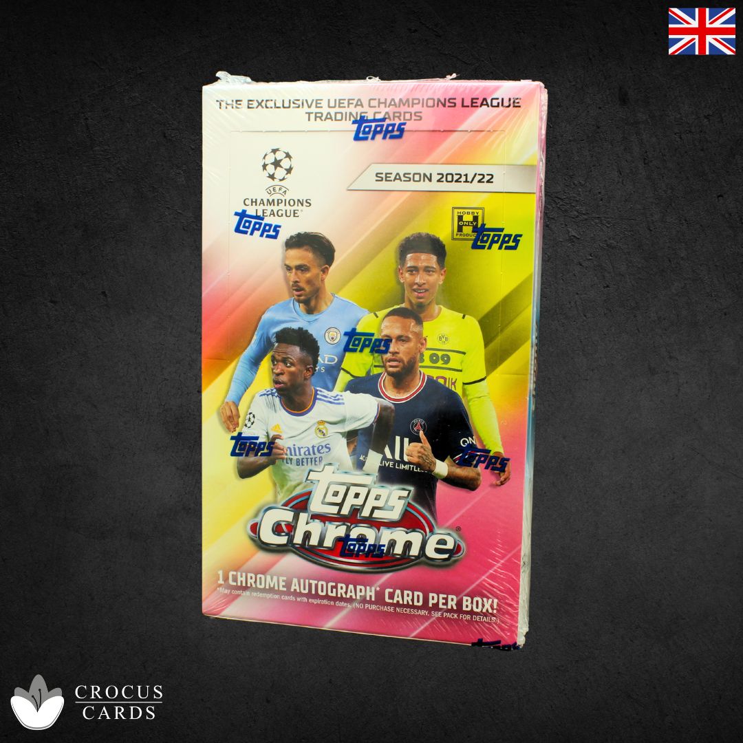 LIVE BREAK: Topps Chrome - UEFA Champions League Trading Cards Season 2021/22 Hobby Box (EN)
