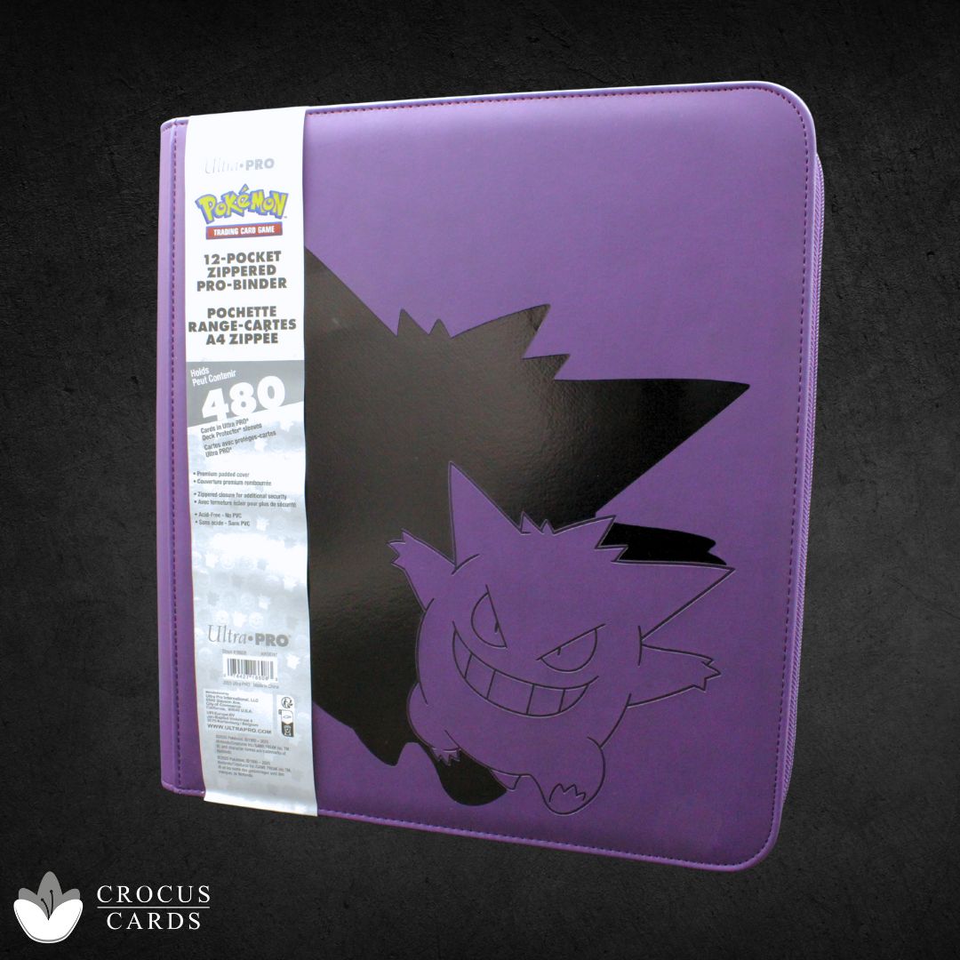 Ultra Pro - Pokemon Gengar 12-Pocket Zippered Pro-Binder