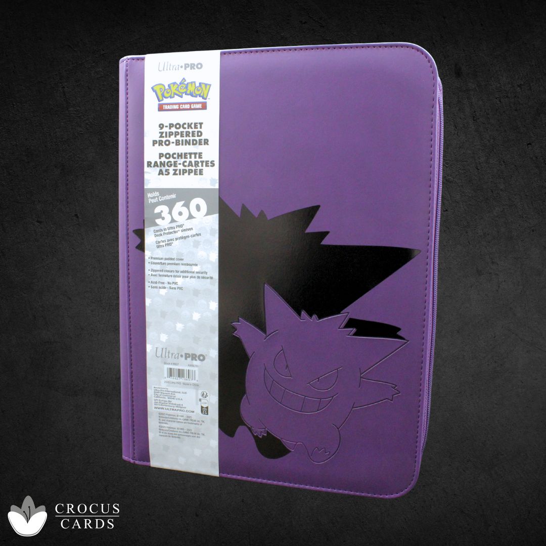 Ultra Pro - Pokemon Gengar 9-Pocket Zippered Pro-Binder