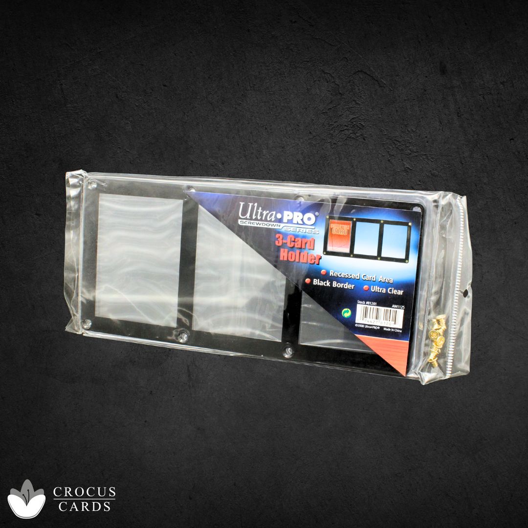 Ultra Pro Screwdown Series - 3-Card Holder (Schwarz)